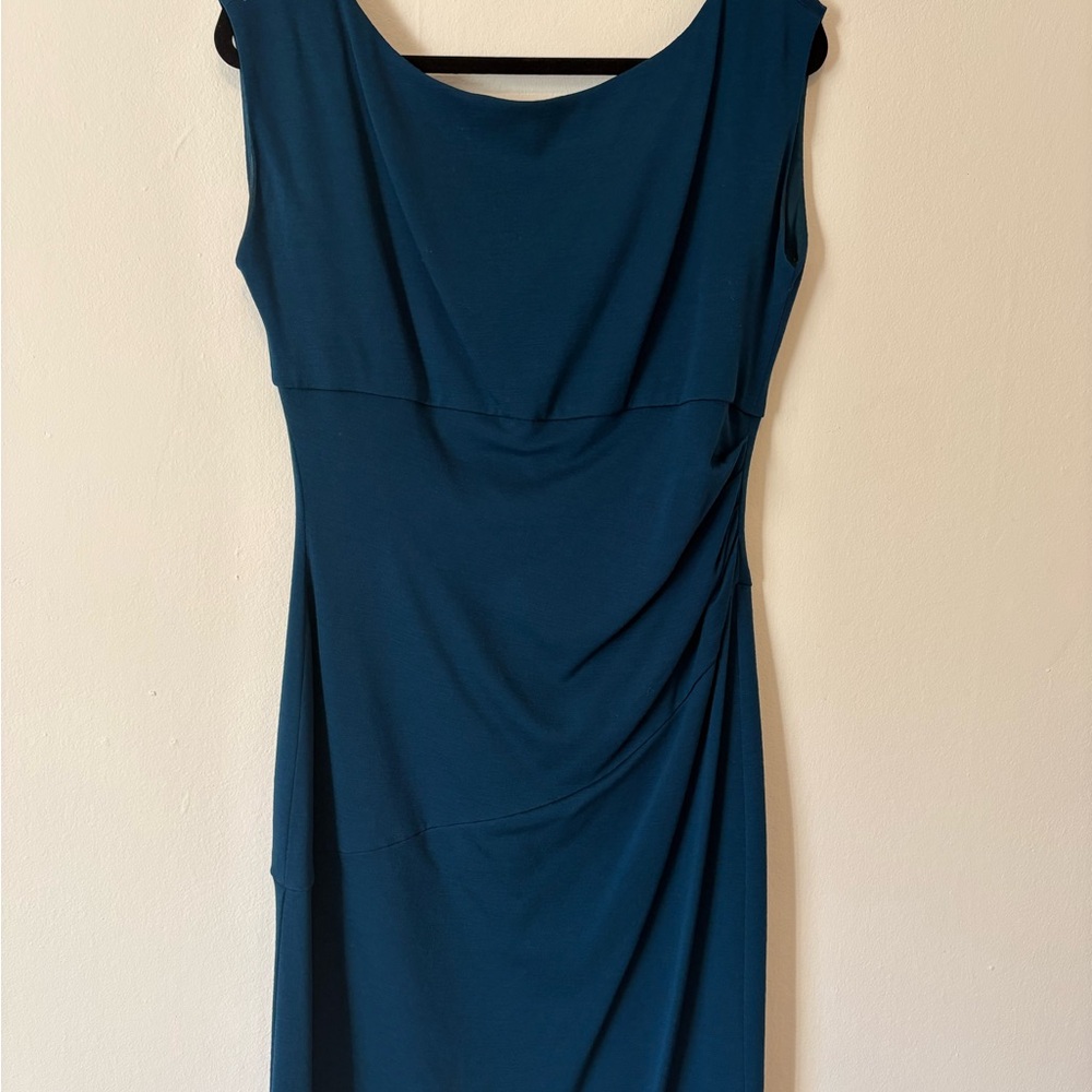 Diane Von Furstenberg Blue Sheath Dress rushed  ‘Jori’